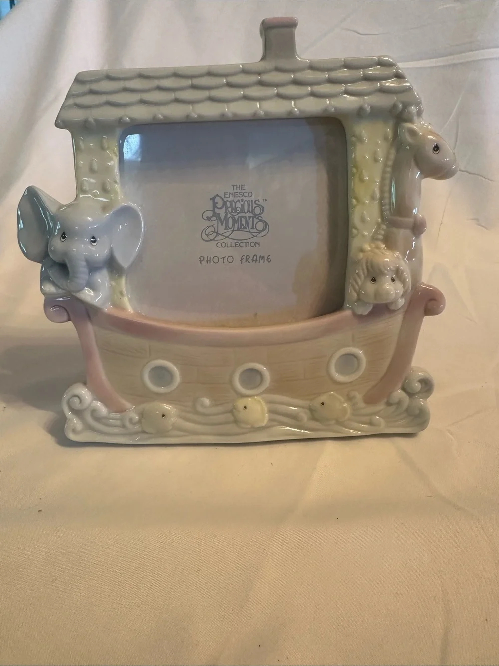 Precious Moments Enesco Pastel Noah's Ark Ceramic Frame 165611